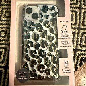 Kate Spade iPhone 13 case Leopard Print